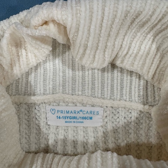 Primark Off-White Cable Knit Turtleneck Sweater - Picture 2 of 3
